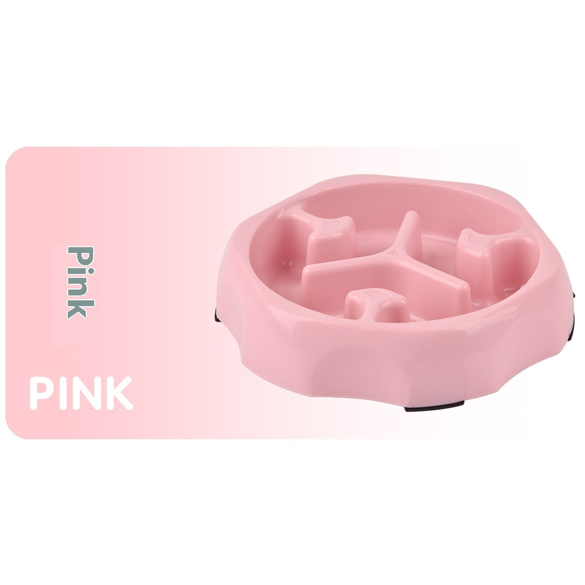 Round Slow Feeder Bowl for Dogs & Cats