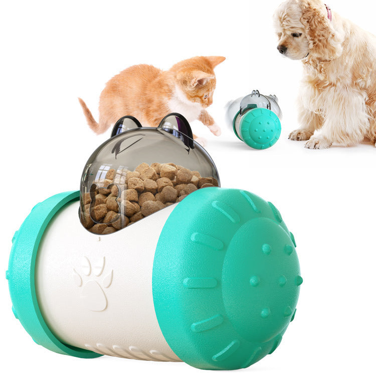 Interactive Treat Dispensing Ball - Slow Feeder Enrichment Toy for Dogs & Cats