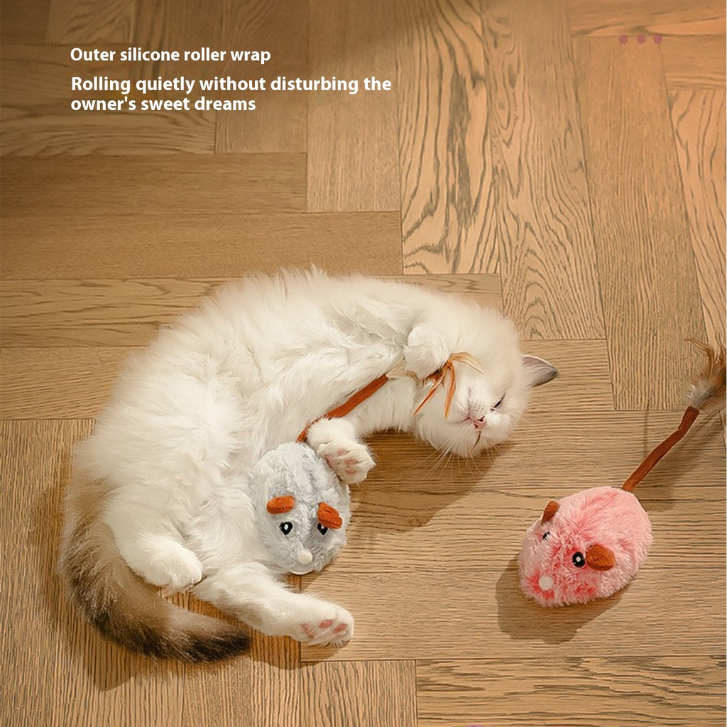 Electric Self-Moving Mouse Cat Toy - Type-C Rechargeable