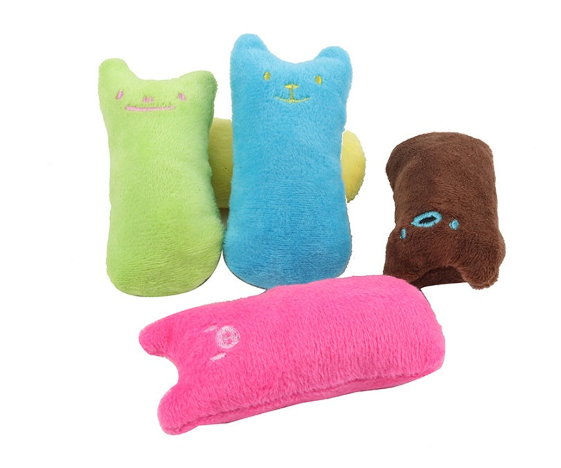 Catnip Kicker Pillow Toy - Plush Set for Cats