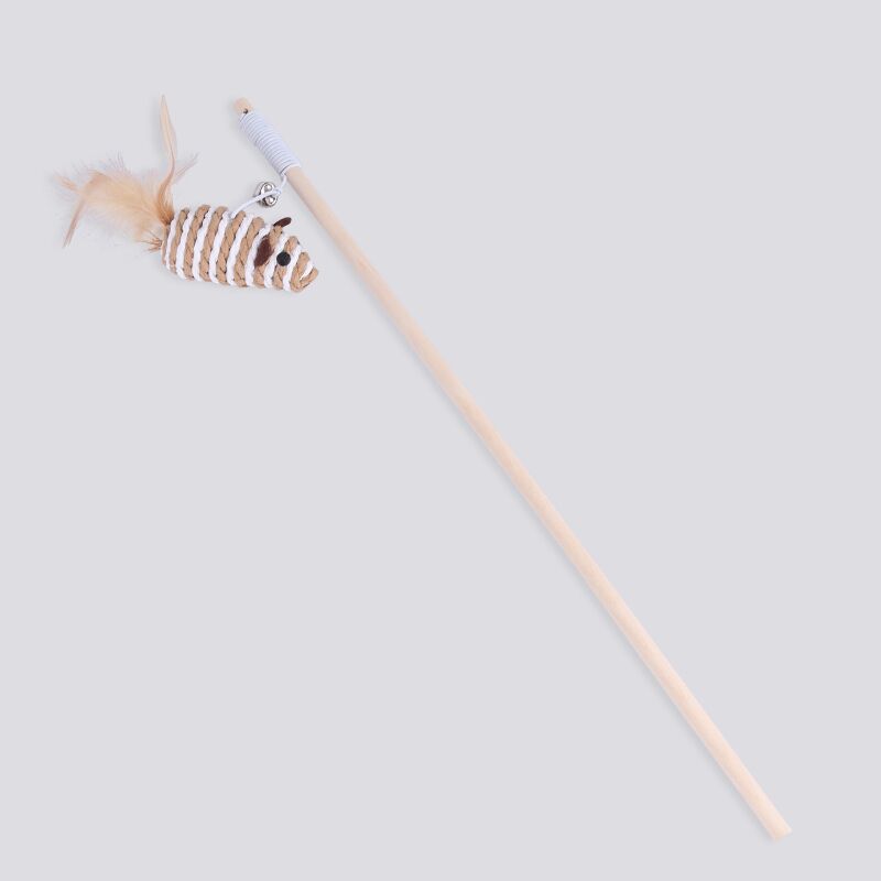 Retractable Feather Bell Cat Teaser Wand - 8 Styles