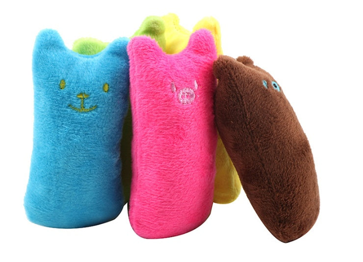 Catnip Kicker Pillow Toy - Plush Set for Cats