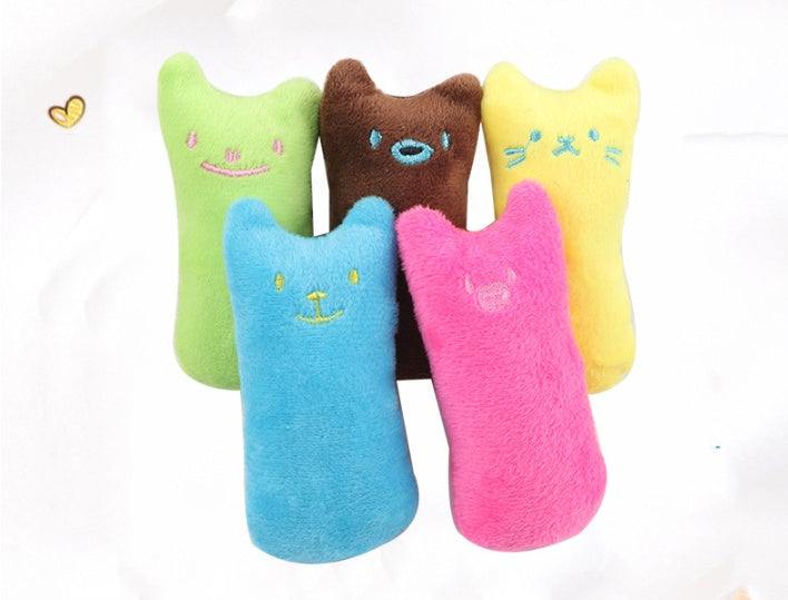 Catnip Kicker Pillow Toy - Plush Set for Cats
