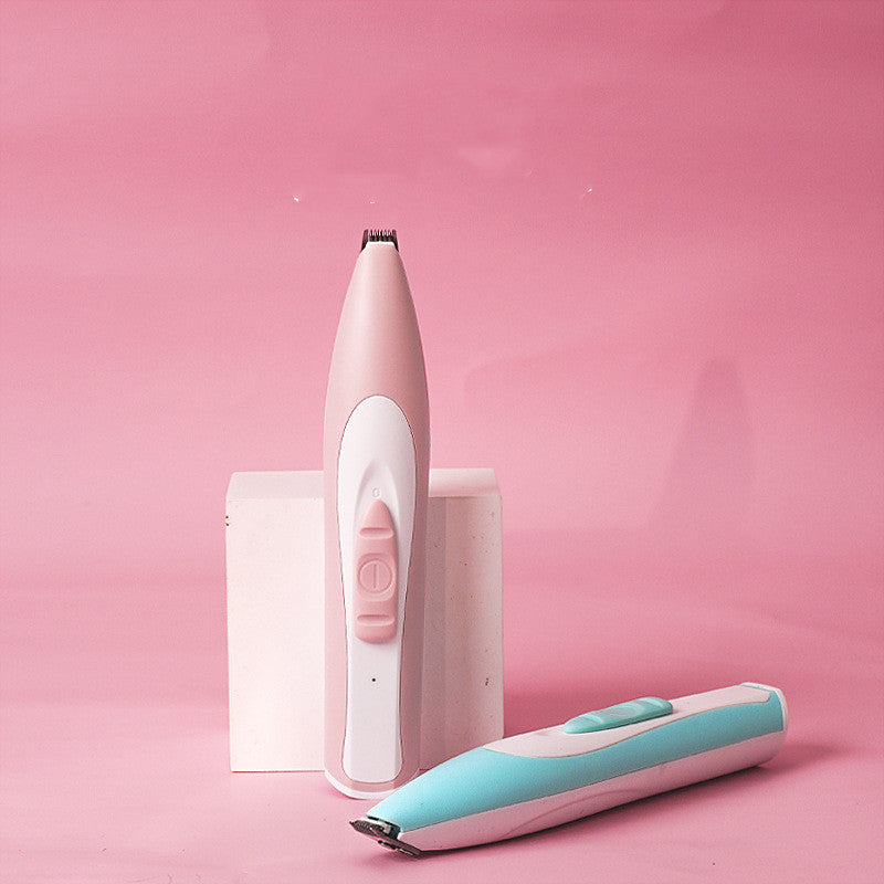 QuietTrim Pet Paw Trimmer - Waterproof USB Rechargeable Foot Hair Clipper for Dogs & Cats