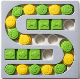 Interactive Dog Puzzle Toy - Treat Hiding Slow Feeder for Mental Stimulation