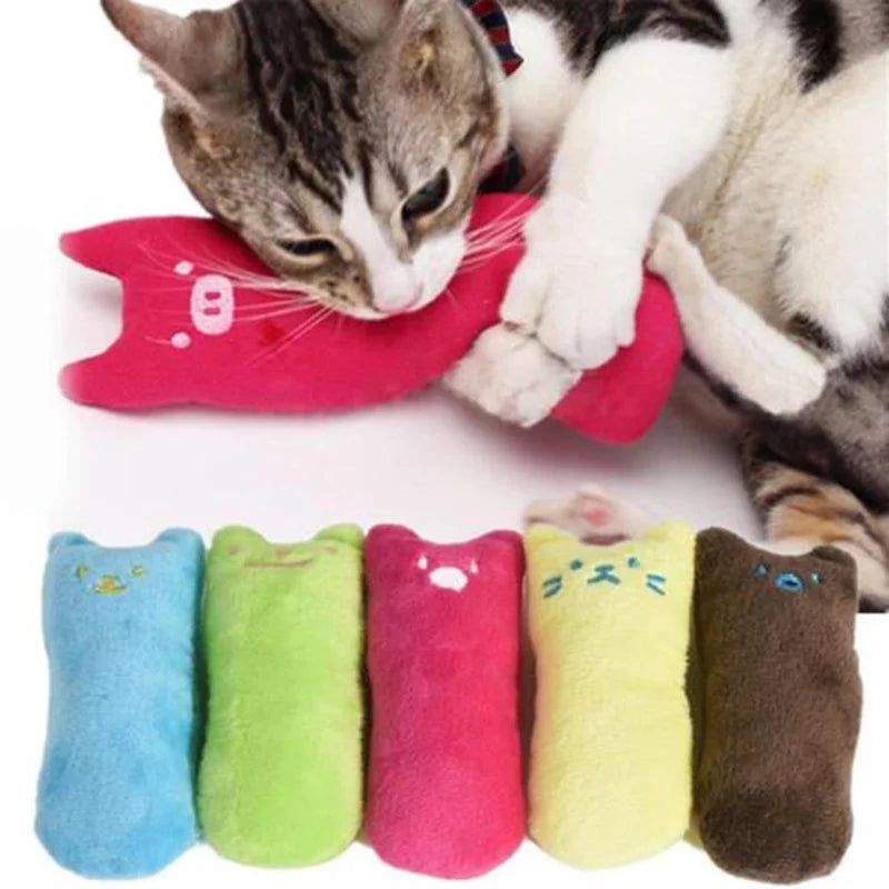 Catnip Kicker Pillow Toy - Plush Set for Cats