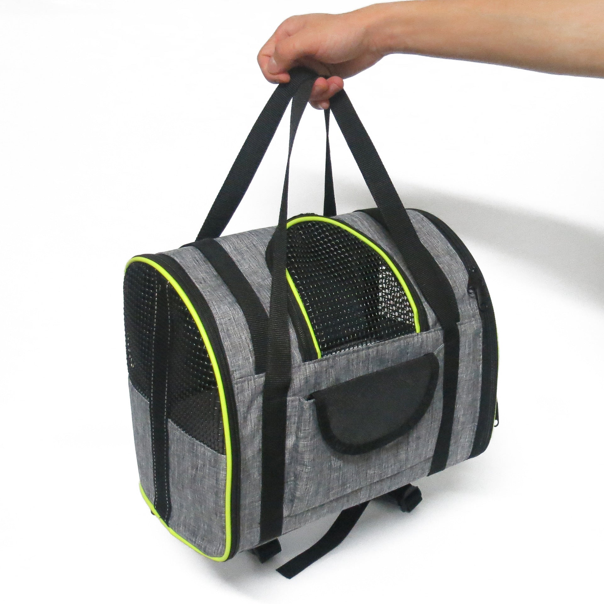 FoldAway Pet Car Seat Carrier - Seatbelt-Ready Travel Basket for Cats & Small Dogs