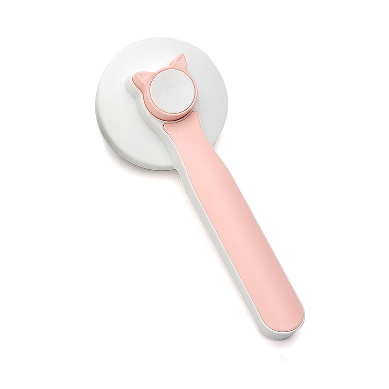 Self-Cleaning Slicker Brush - One-Click Deshedding for Cats & Dogs