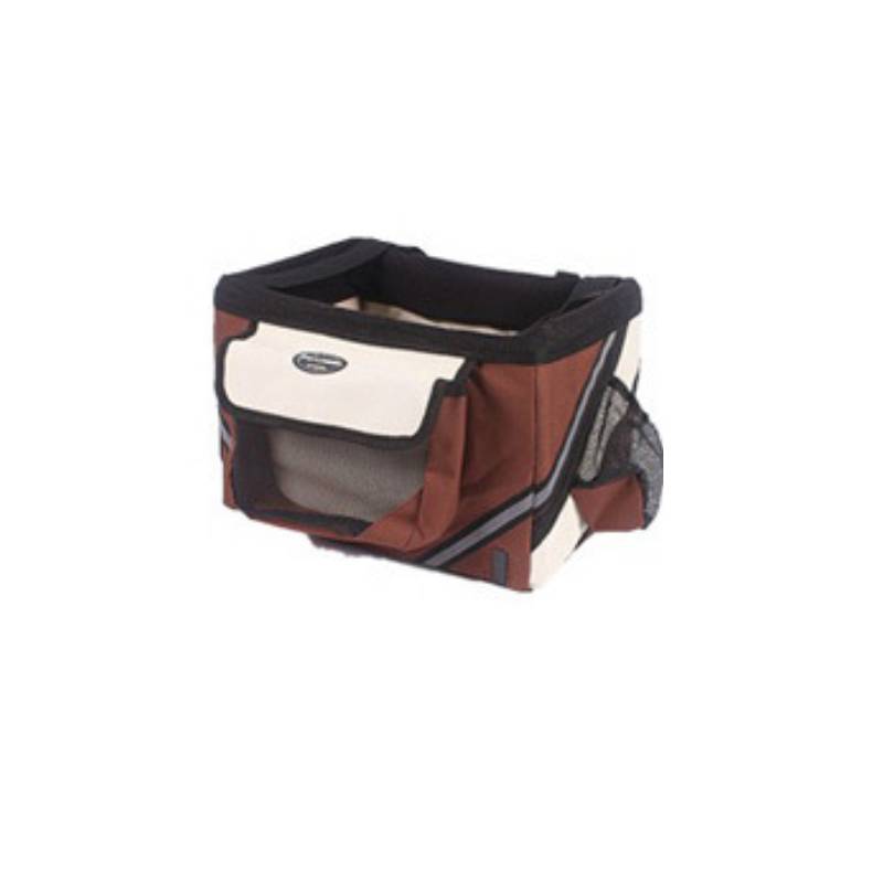 PetComer Bike Basket Carrier - Removable Handlebar Pet Basket for Cats & Small Dogs