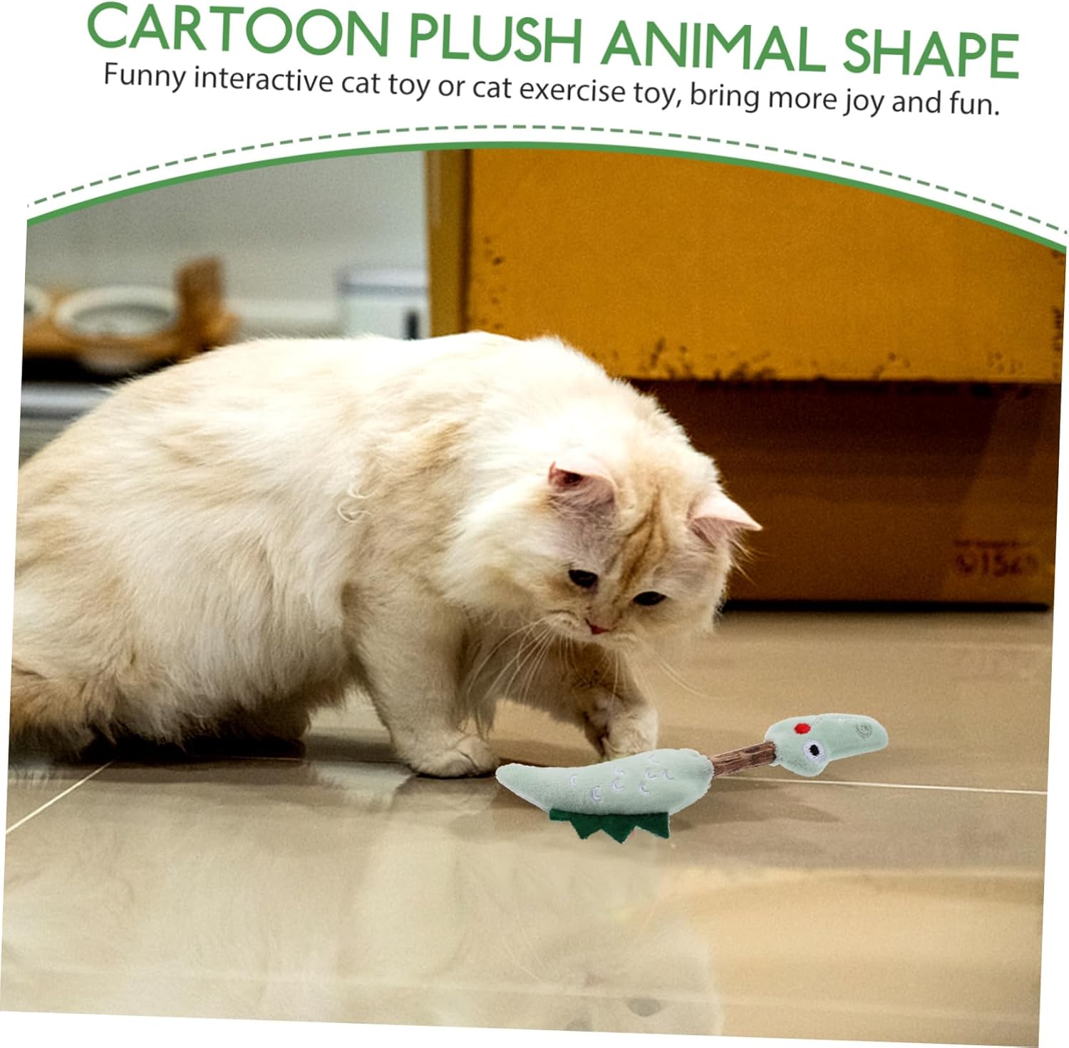 Cat Silvervine Chew Stick - Cute Animal Shape Dental Toy