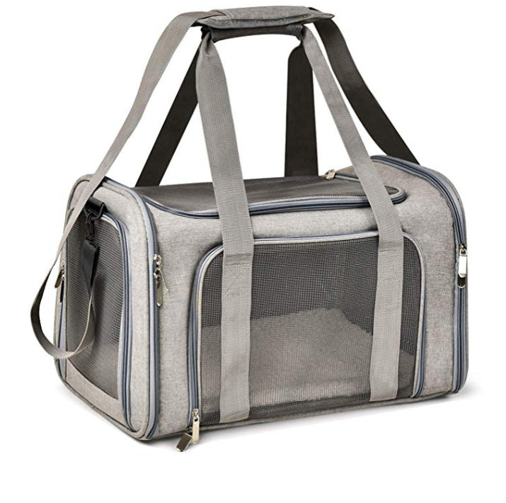Breathable Pet Travel Backpack - Mesh Window Carrier for Cats & Small Dogs