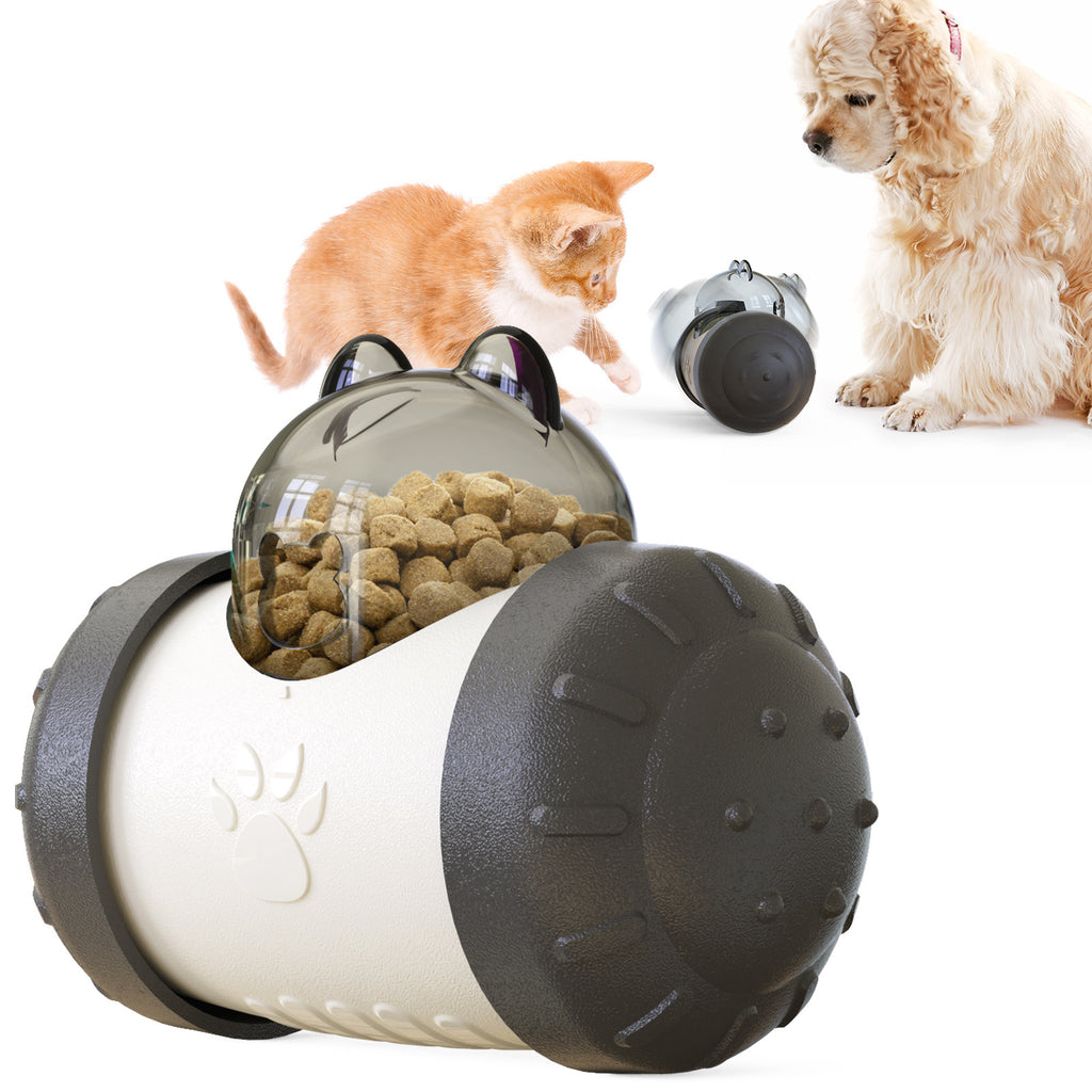 Interactive Treat Dispensing Ball - Slow Feeder Enrichment Toy for Dogs & Cats