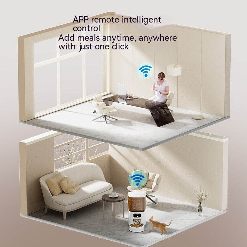 Smart feeder WiFi app control features