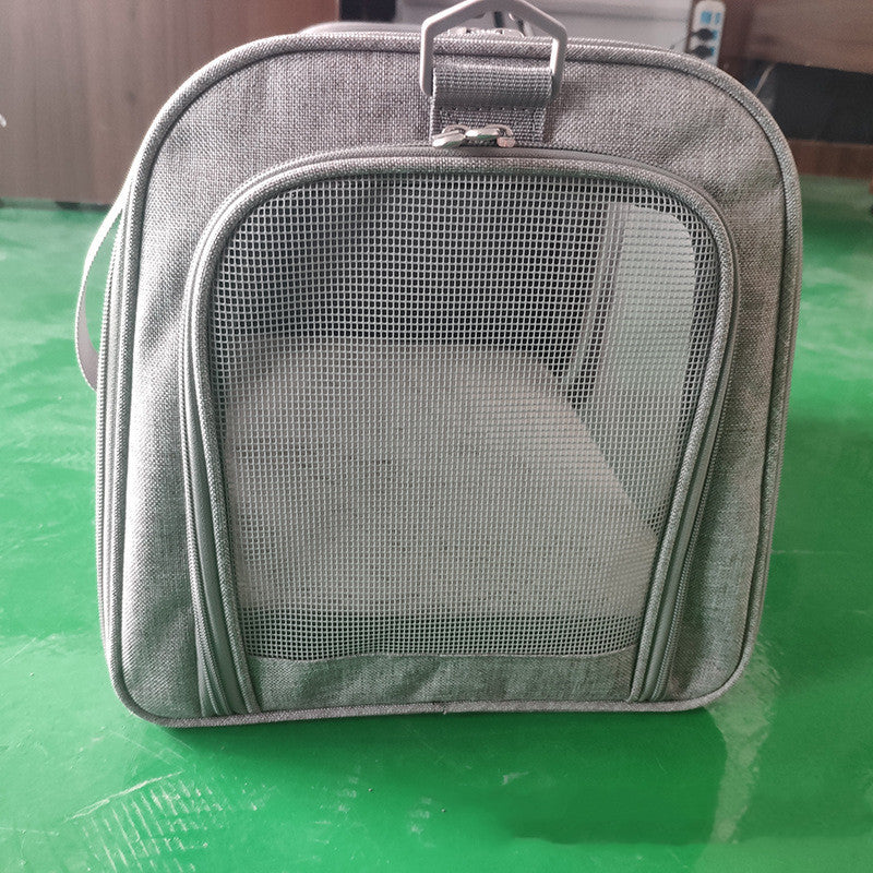 Breathable Pet Travel Backpack - Mesh Window Carrier for Cats & Small Dogs