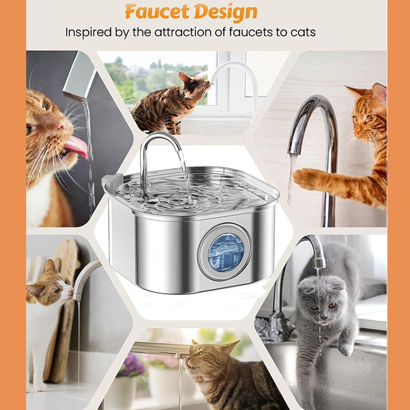 Pet water fountain ultra-quiet pump