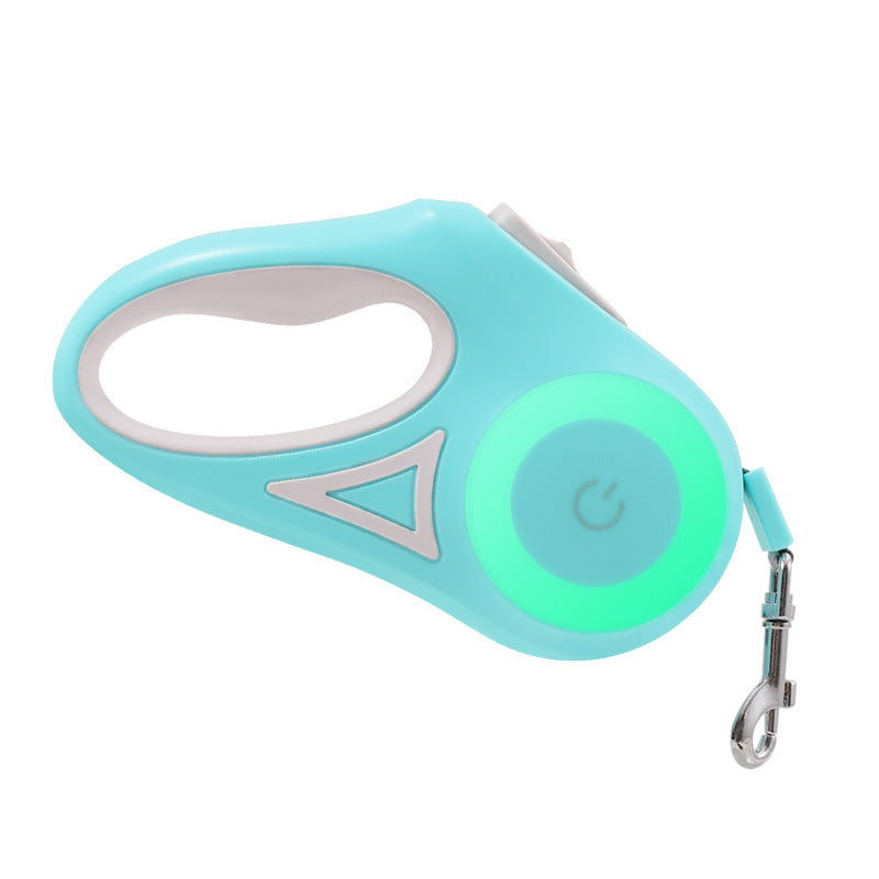 Retractable Dog Leash with LED Spotlight - Automatic Traction Rope for Small & Medium Dogs