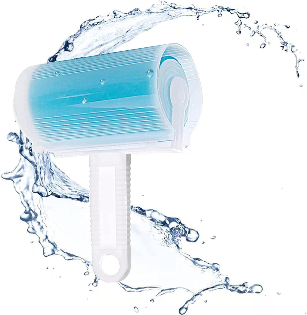 Washable Reusable Lint Roller - Pet Hair Remover with Travel Cover