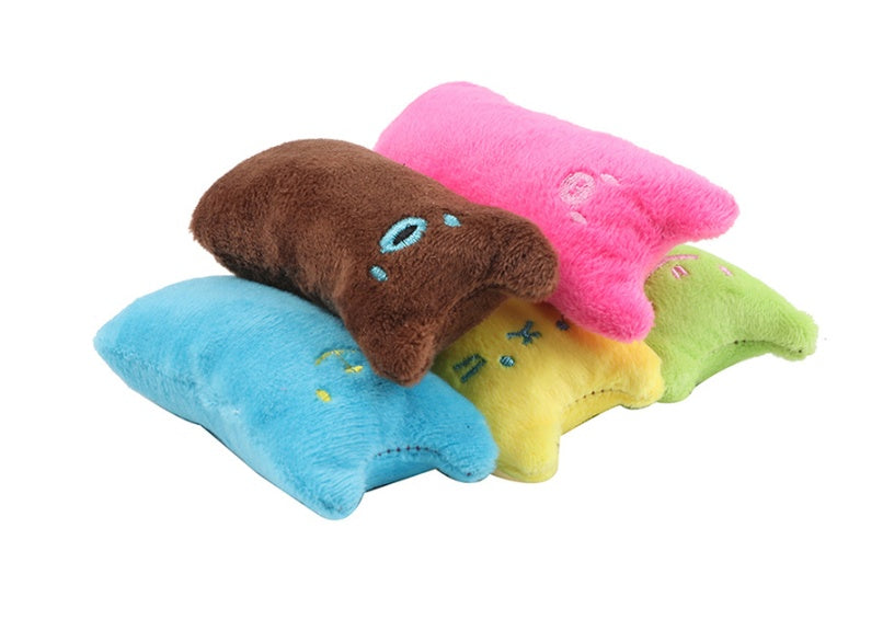 Catnip Kicker Pillow Toy - Plush Set for Cats