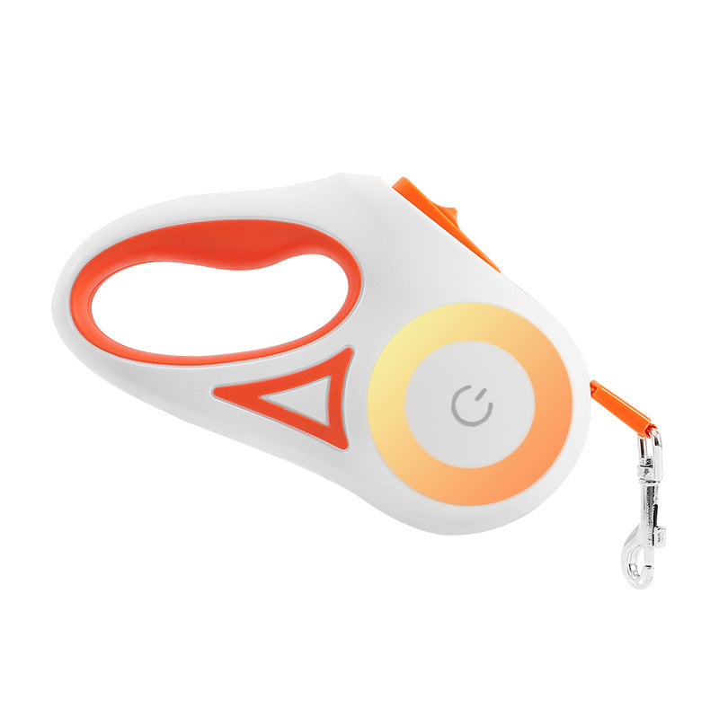 Retractable Dog Leash with LED Spotlight - Automatic Traction Rope for Small & Medium Dogs