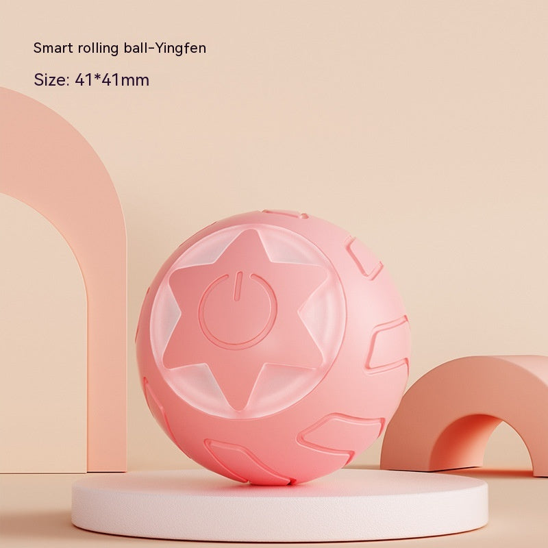 Indestructible Rolling Ball Cat Toy - Bite-Resistant 7 Colors