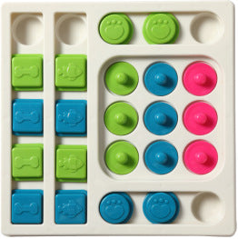 Interactive Dog Puzzle Toy - Treat Hiding Slow Feeder for Mental Stimulation