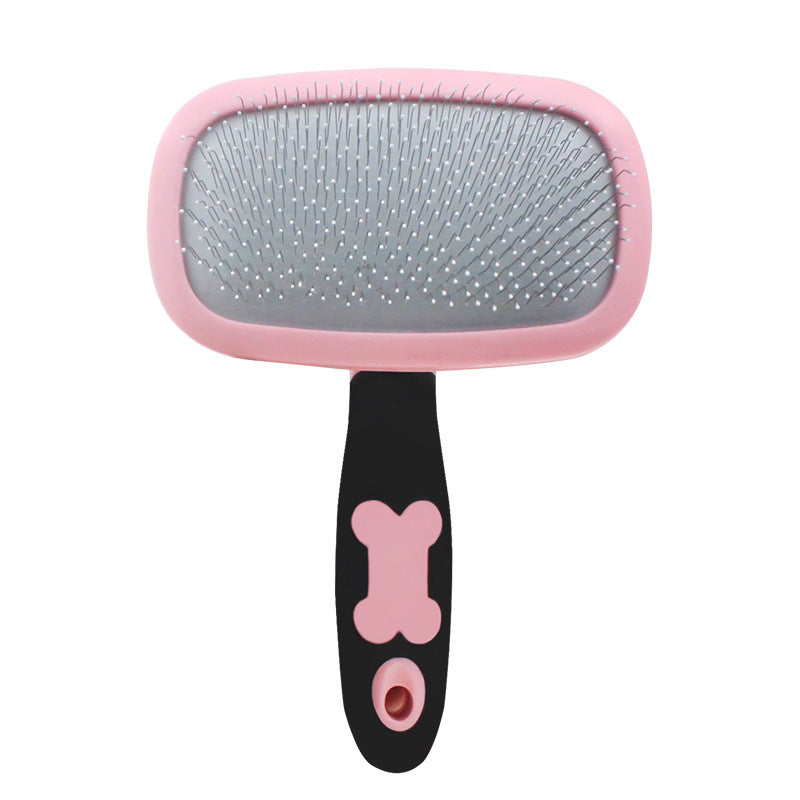 Self-Cleaning Pet Grooming Brush - Deshedding Tool for Cats & Dogs (S/L)