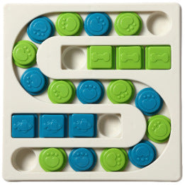 Interactive Dog Puzzle Toy - Treat Hiding Slow Feeder for Mental Stimulation