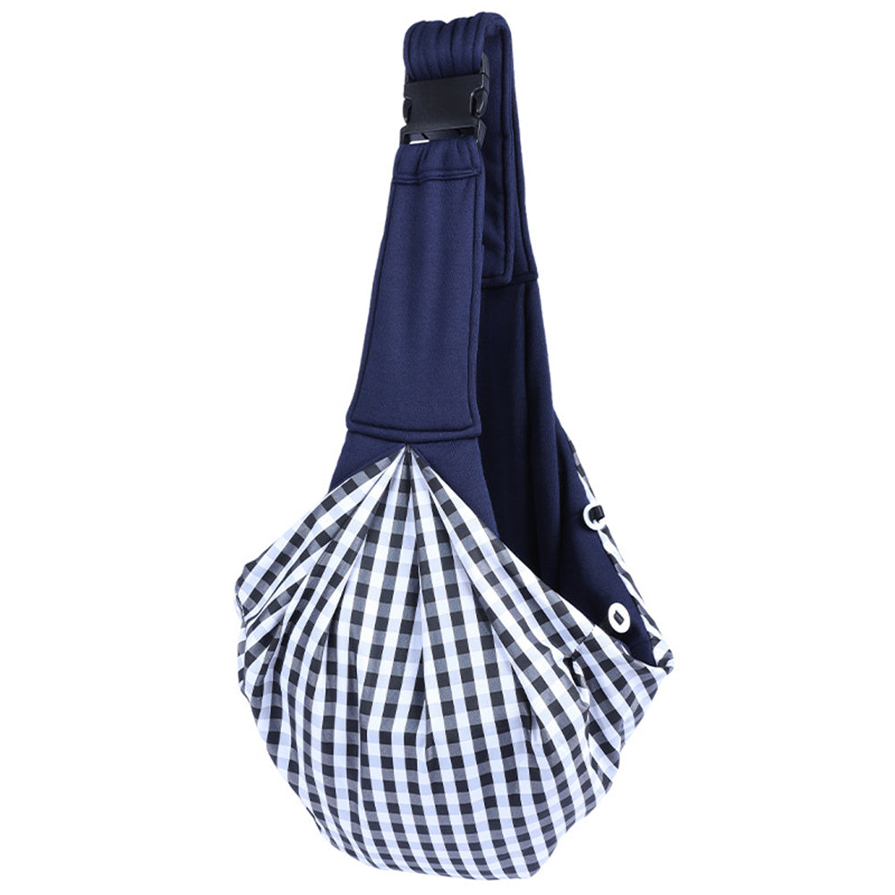 Cotton Sling Pet Carrier - Hands-Free Crossbody Bag for Cats & Small Dogs