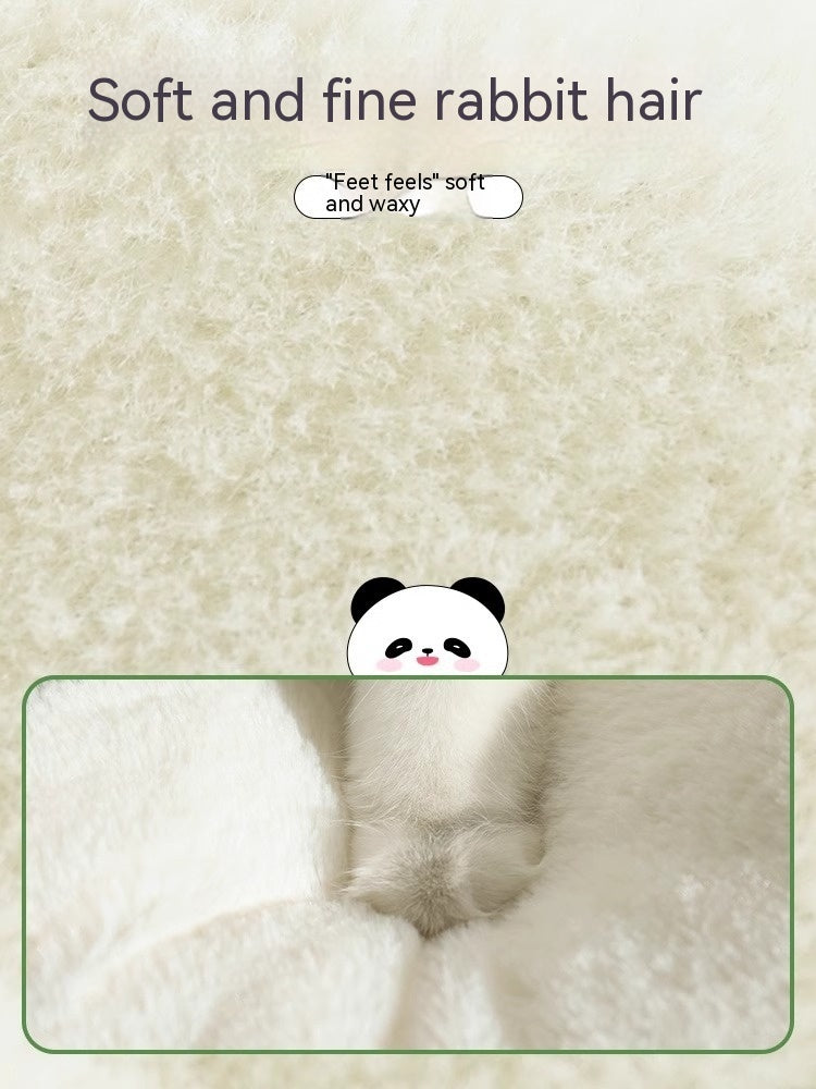Panda Pet Bed - Cute Round Cushion Mat for Cats & Small Dogs