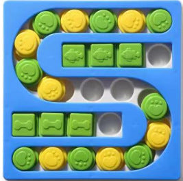 Interactive Dog Puzzle Toy - Treat Hiding Slow Feeder for Mental Stimulation