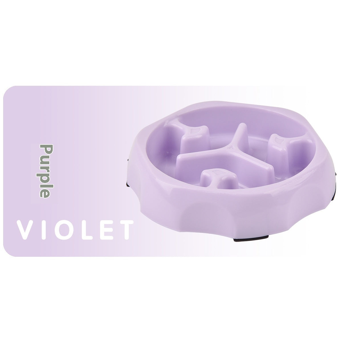Round Slow Feeder Bowl for Dogs & Cats