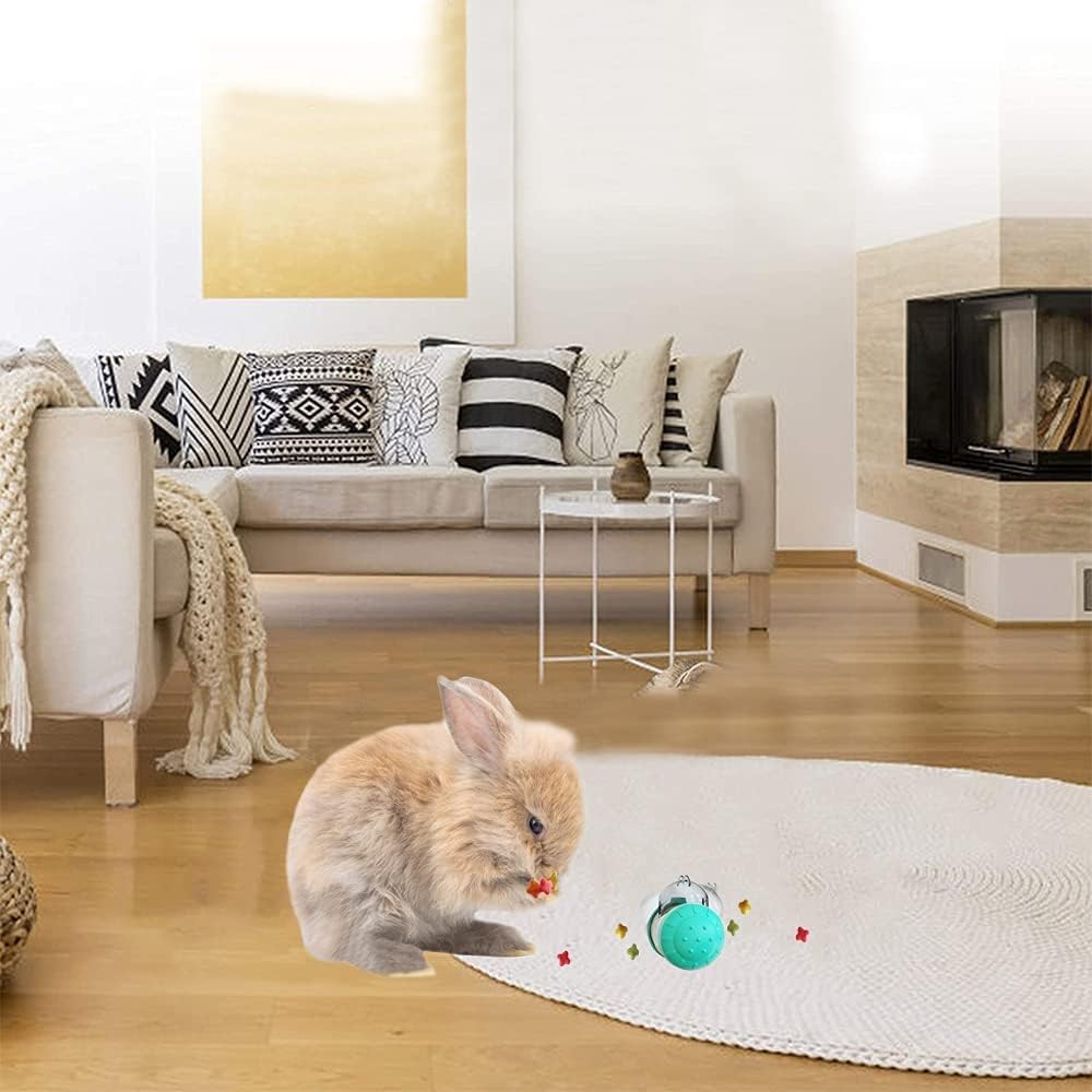 Interactive Treat Dispensing Ball - Slow Feeder Enrichment Toy for Dogs & Cats