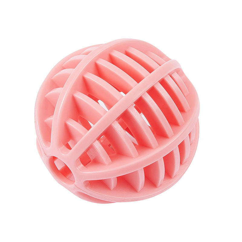 Rubber Treat Ball Dog Toy - Bite Resistant Chew for All Breeds