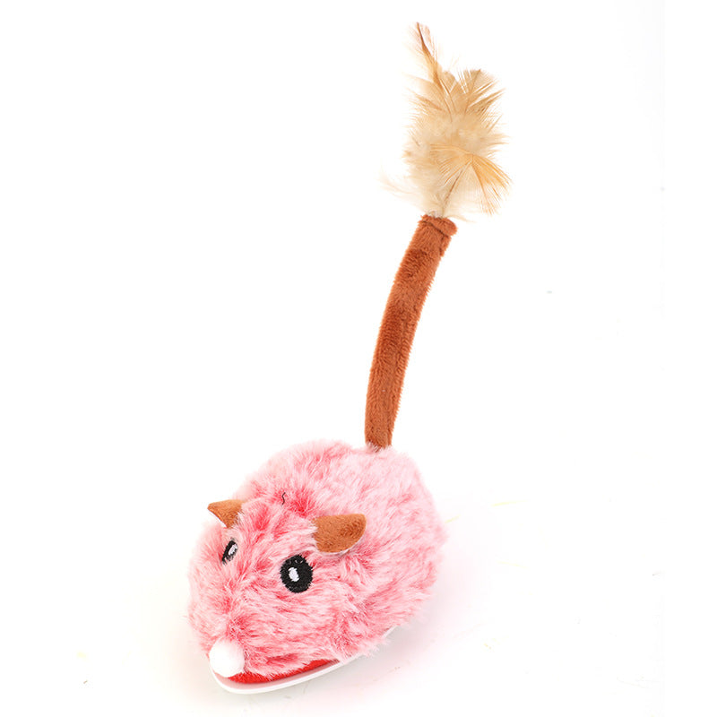 Electric Self-Moving Mouse Cat Toy - Type-C Rechargeable