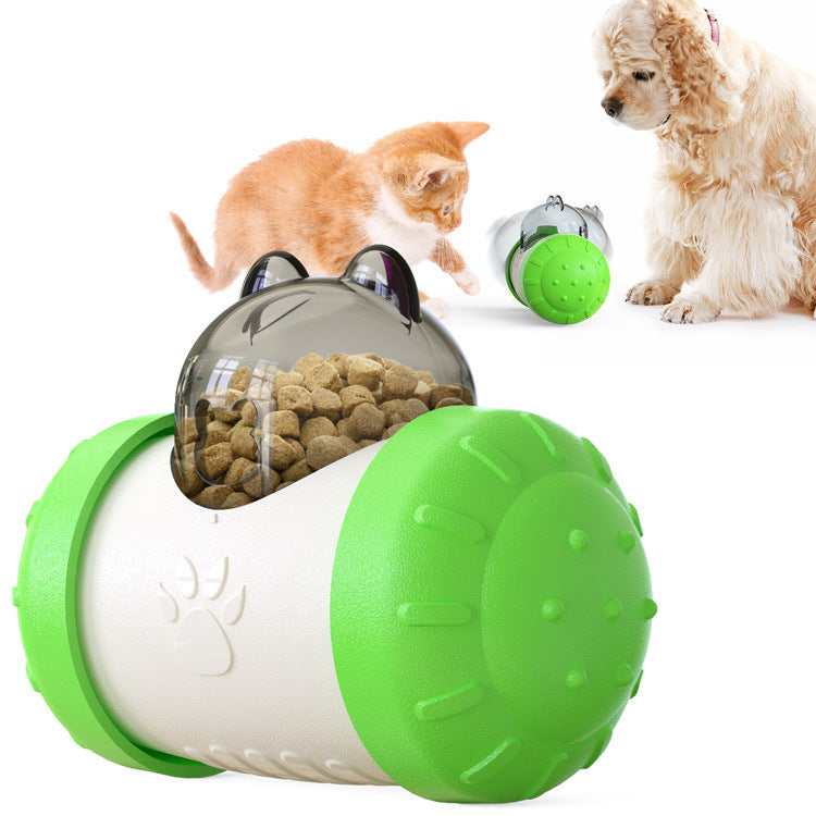 Interactive Treat Dispensing Ball - Slow Feeder Enrichment Toy for Dogs & Cats