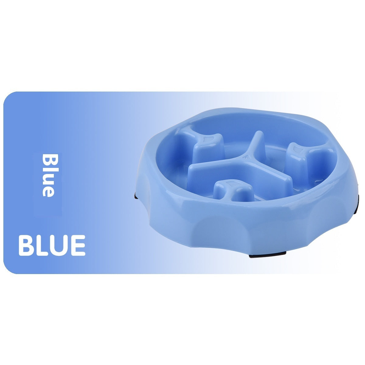 Round Slow Feeder Bowl for Dogs & Cats