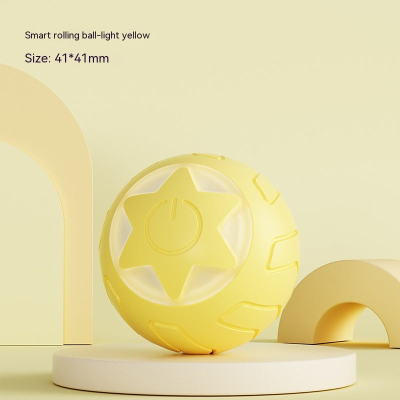 Indestructible Rolling Ball Cat Toy - Bite-Resistant 7 Colors