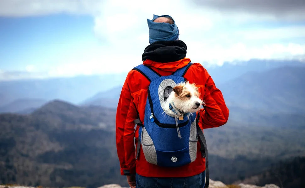 Dog Shoulder Carrier Front Backpack - Comfortable & Breathable