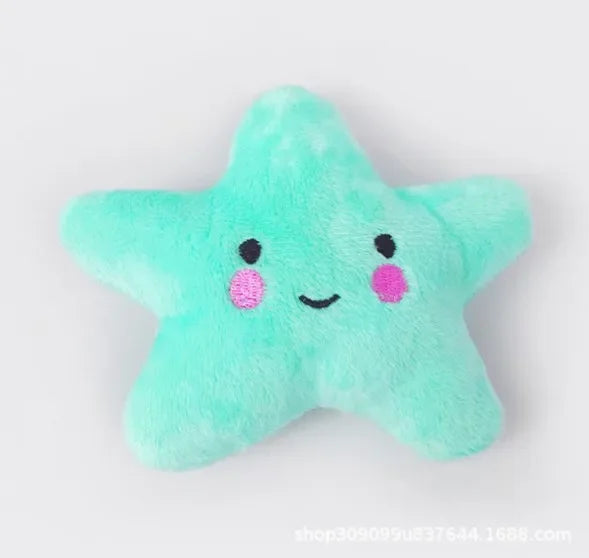 Cute Puppy Cat Chew Squeaky Plush Toy - Multiple Designs