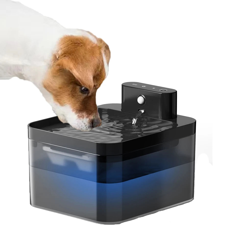 Automatic Cat Water Fountain 2.2L - Wireless Pet Water Dispenser