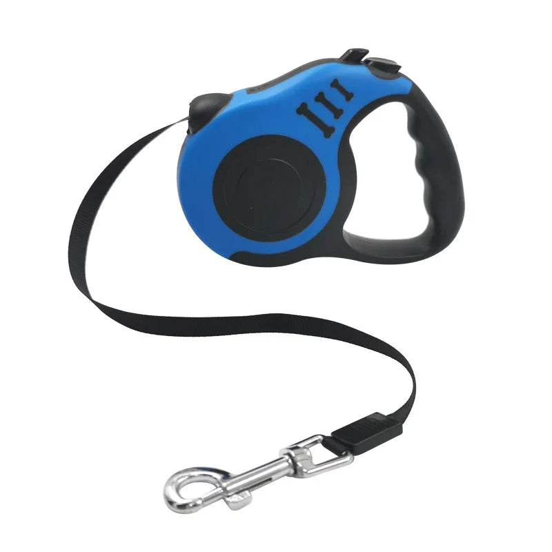 Retractable Dog Leash 3M/5M - Durable One-Hand Brake
