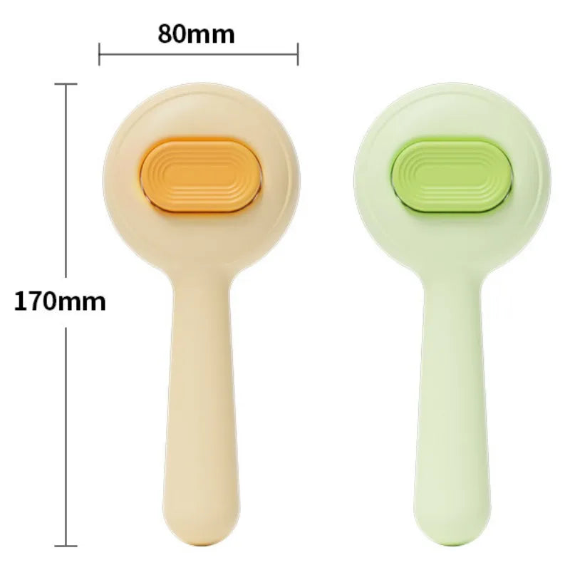 Cat Brush Self-Cleaning Pet Hair Remover - One Click Clean