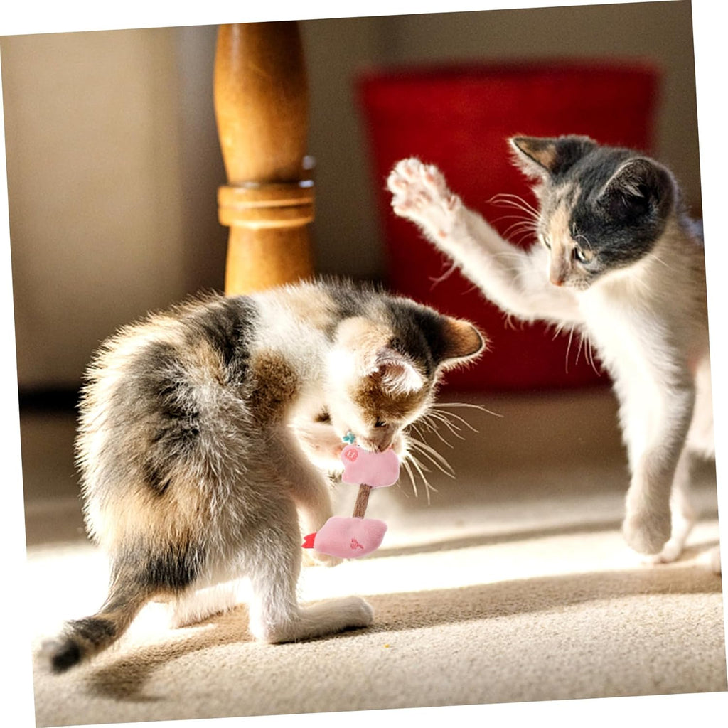 Cat Silvervine Chew Stick - Cute Animal Shape Dental Toy