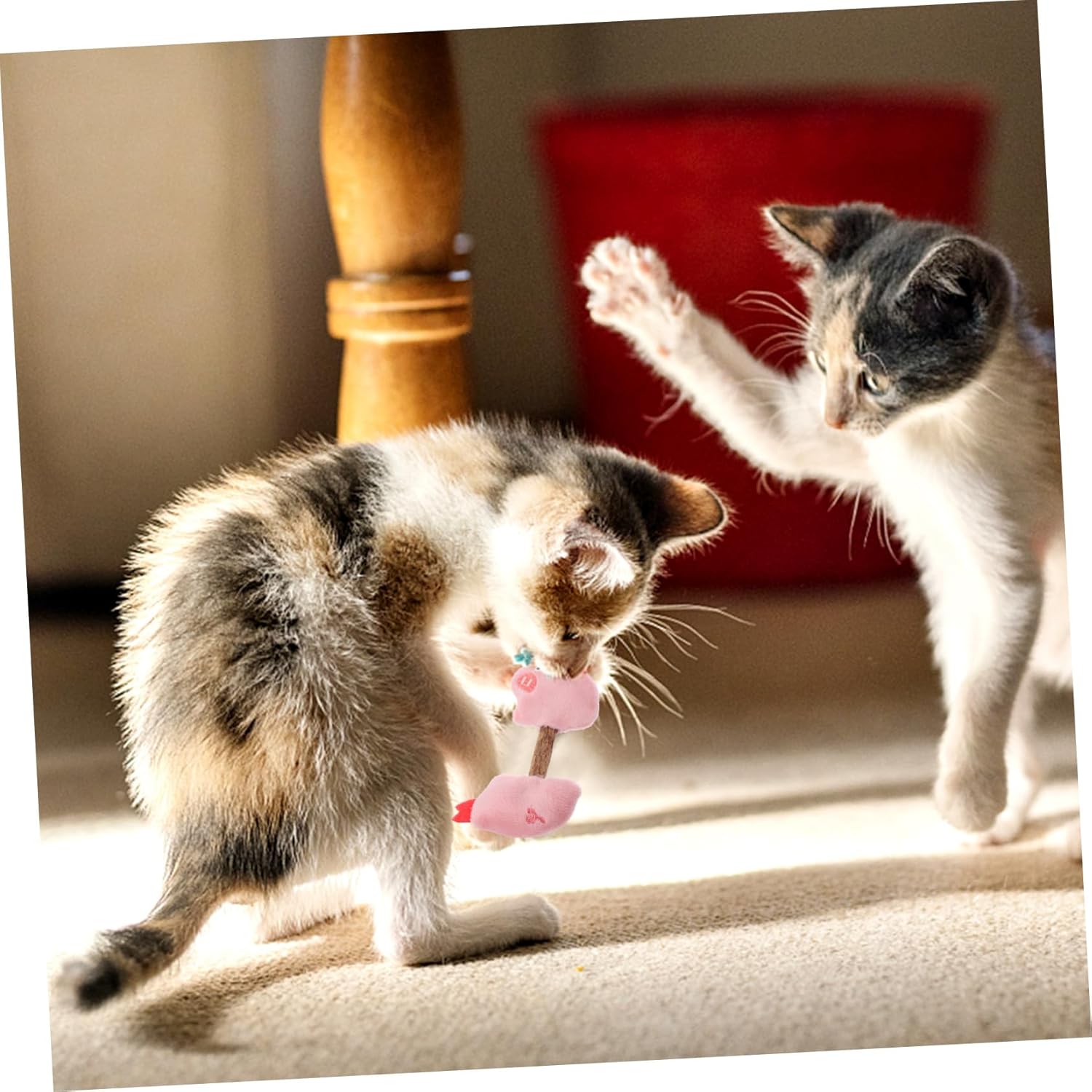 Cat Silvervine Chew Stick - Cute Animal Shape Dental Toy