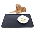 Waterproof Silicone Pet Food Mat - Non-Slip Feeding Placemat for Dogs & Cats