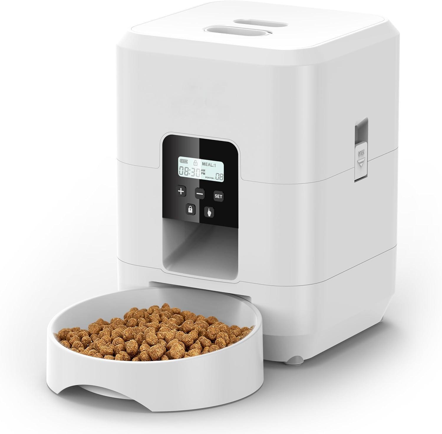 White Button model automatic feeder