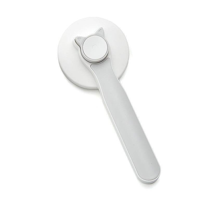Self-Cleaning Slicker Brush - One-Click Deshedding for Cats & Dogs