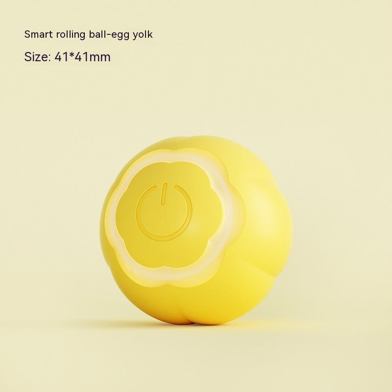 Indestructible Rolling Ball Cat Toy - Bite-Resistant 7 Colors