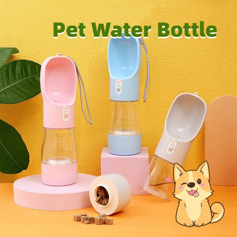 Portable Dog Water Bottle - Leak-Proof Outdoor Travel Dispenser