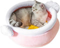 Honey Pot Cat Cave Bed — Cozy Plush Hideaway for Cats & Small Dogs